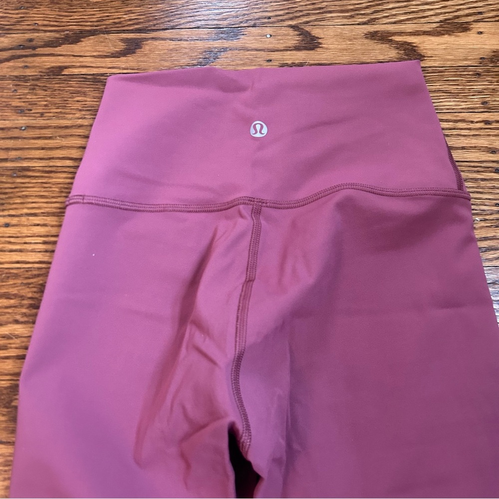 lululemon athletica high waisted leggings - mauve